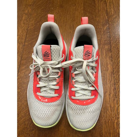 Under Armour Curry 3Z6 Basketball Shoes 6Y Multicolor Mid Top Sneaker - Picture 2 of 6